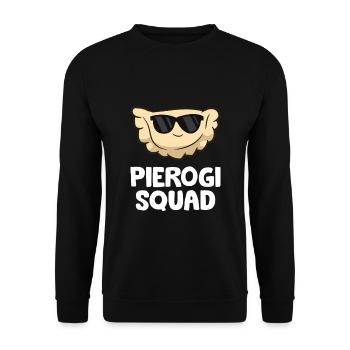 Pierogi Squad Poland Pierogi - Unisex Sweatshirt - black - Front - Alina (178cm) & Michal (187cm)