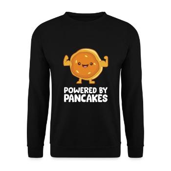 Propulsé par des crêpes - Sweat-shirt Unisexe - noir - Devant - Alina (178cm) & Michal (187cm)