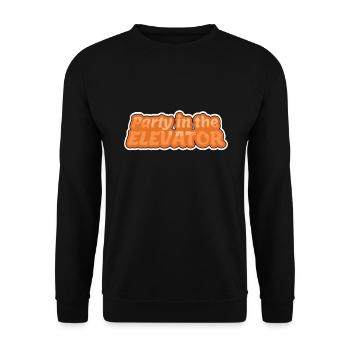 Aufzug Party In The Elevator Fahrstuhl - Unisex Sweatshirt - black - Front - Alina (178cm) & Michal (187cm)