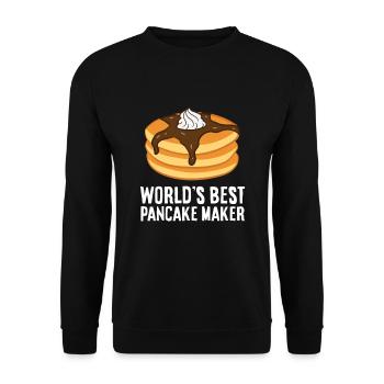 La meilleure crêperie du monde - Sweat-shirt Unisexe - noir - Devant - Alina (178cm) & Michal (187cm)