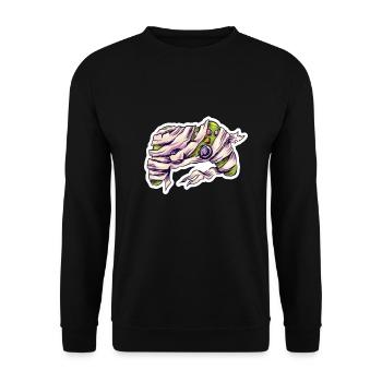 Maman Joystick Controller Gamer - Sweat-shirt Unisexe - noir - Devant - Alina (178cm) & Michal (187cm)
