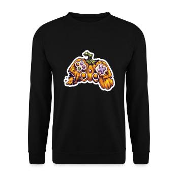 Pumpkin Joystick Controller Gamer - Sweat-shirt Unisexe - noir - Devant - Alina (178cm) & Michal (187cm)