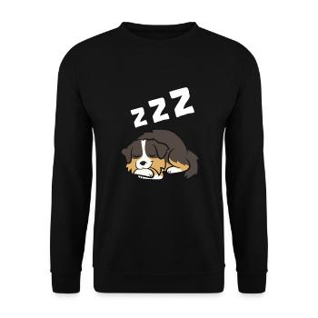 Berger australien endormi - Sweat-shirt Unisexe - noir - Devant - Alina (178cm) & Michal (187cm)