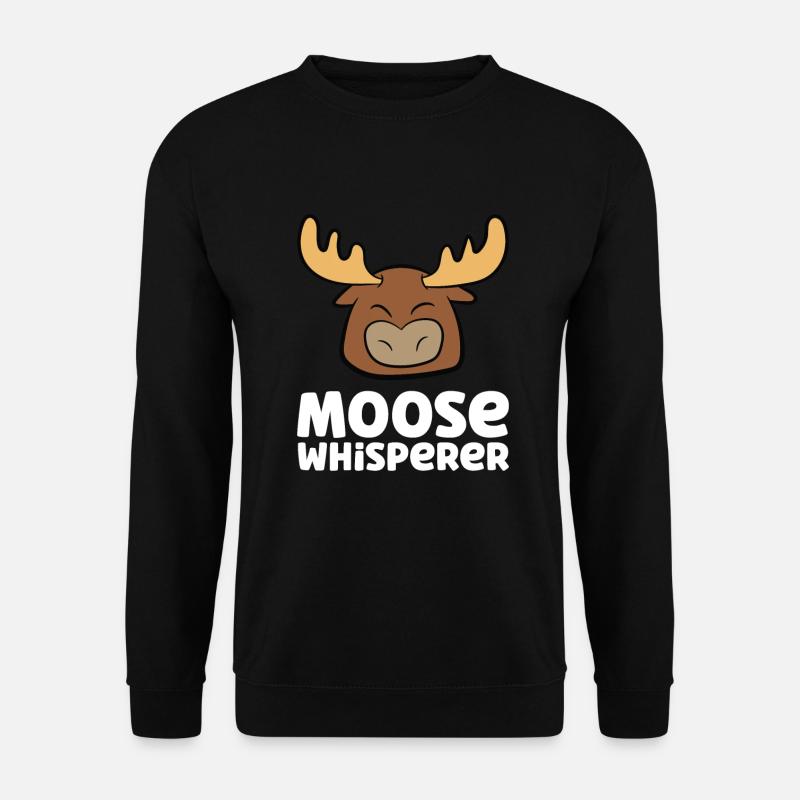 Moose Whisperer - Unisex Sweatshirt - black