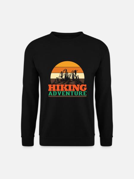 Hiking Adventure - Unisex Sweatshirt - black