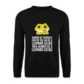 Soyez toujours vous-même, sauf si vous le pouvez - Sweat-shirt Unisexe - noir - Devant - Alina (178cm) & Michal (187cm)
