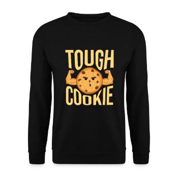 Tough Cookie Cookies Cookies Candy - Unisex Sweatshirt - black - Front - Alina (178cm) & Michal (187cm)