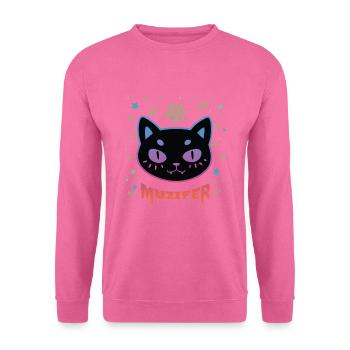 Muzifer Katze Kätzchen Teufel Luzifer - Unisex Pullover - Pink - Vorne