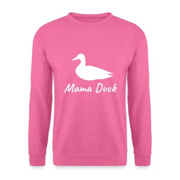 Maman Canard Canard Canard Oiseau - Sweat-shirt Unisexe - rose - Devant