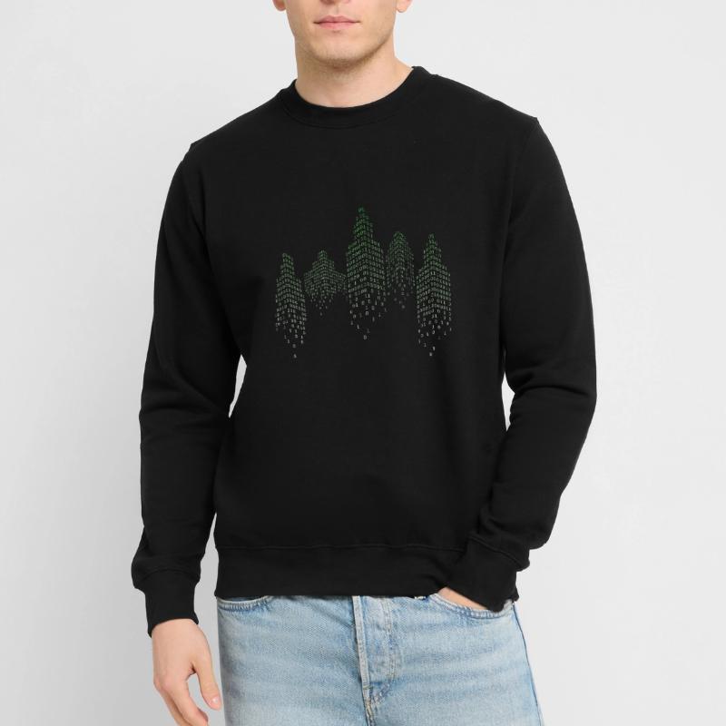 Binary City Informatiker Hack Coder Unisex Pullover