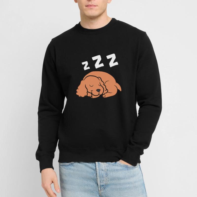 Cocker Spaniel Dog Sleeping Pajama Cocker Spaniel Unisex Sweatshirt