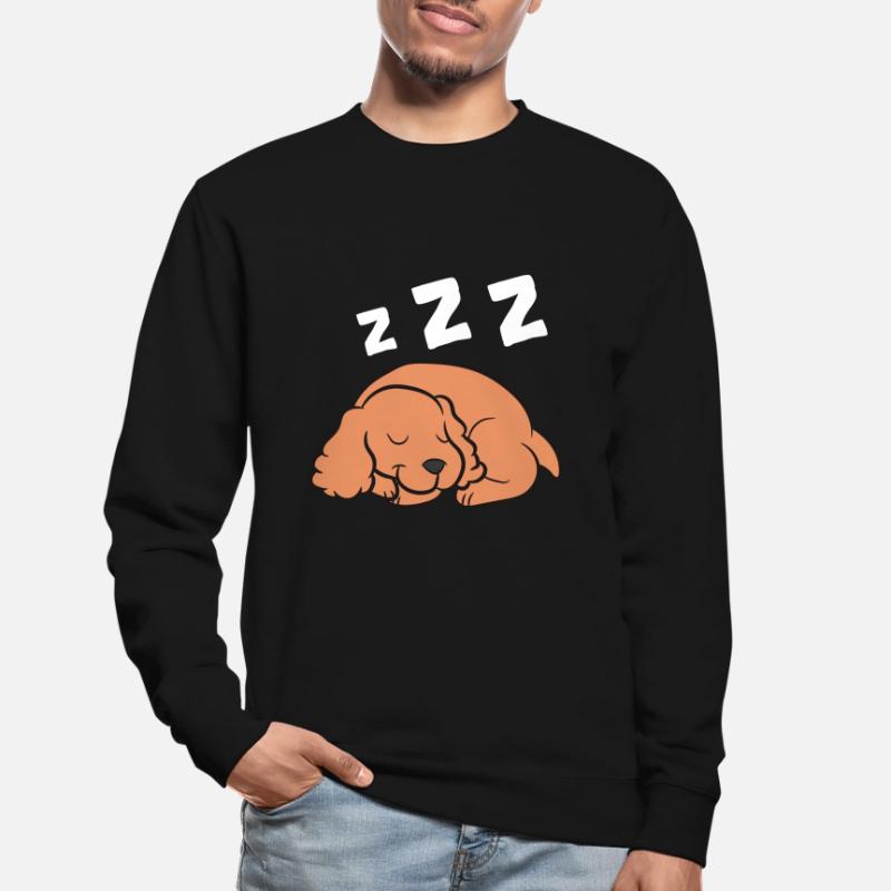 Cocker Spaniel Dog Sleeping Pajama Cocker Spaniel Unisex Sweatshirt