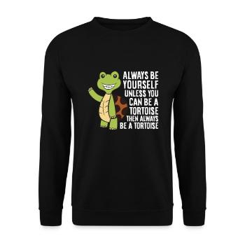 Soyez toujours vous-même, sauf si vous le pouvez - Sweat-shirt Unisexe - noir - Devant - Alina (178cm) & Michal (187cm)