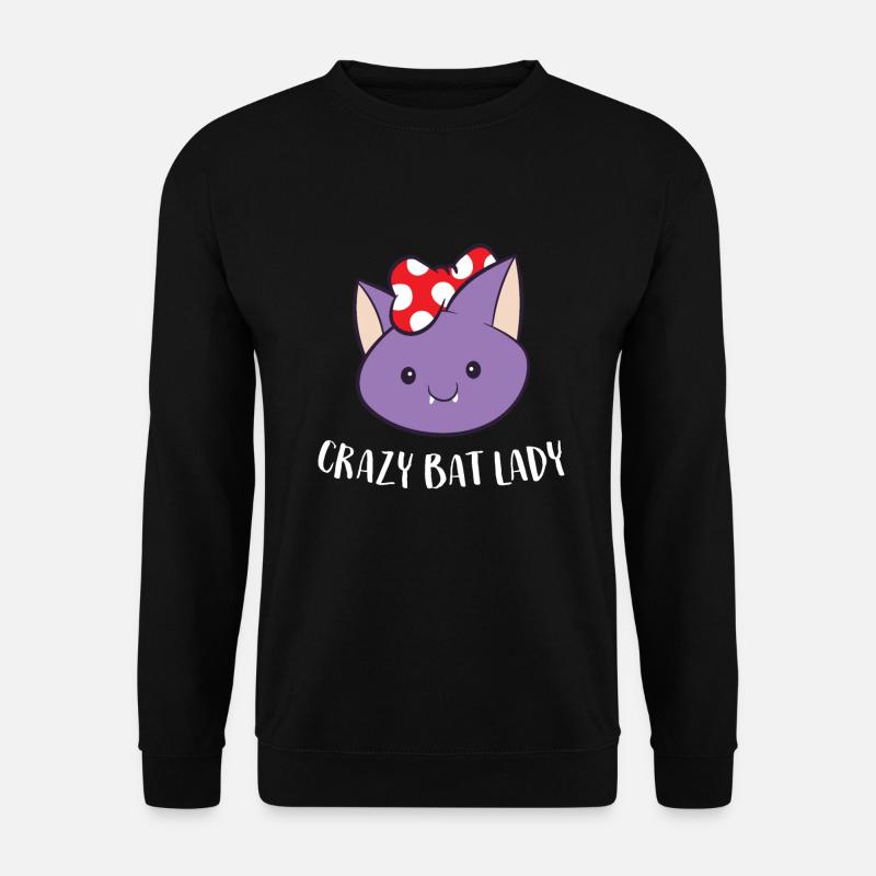 Crazy Bat Lady - Unisex Sweatshirt - black