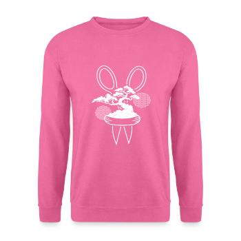 Bonsai Schere Baum Garten - Unisex Pullover - Pink - Vorne
