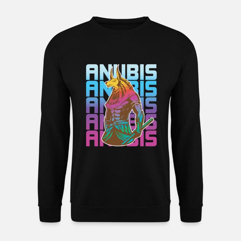 Dieu égyptien Anubis Egypte - Sweat-shirt Unisexe - noir