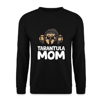 Tarantula Mom Tarantula Spider Owner Funny - Unisex Sweatshirt - black - Front - Alina (178cm) & Michal (187cm)