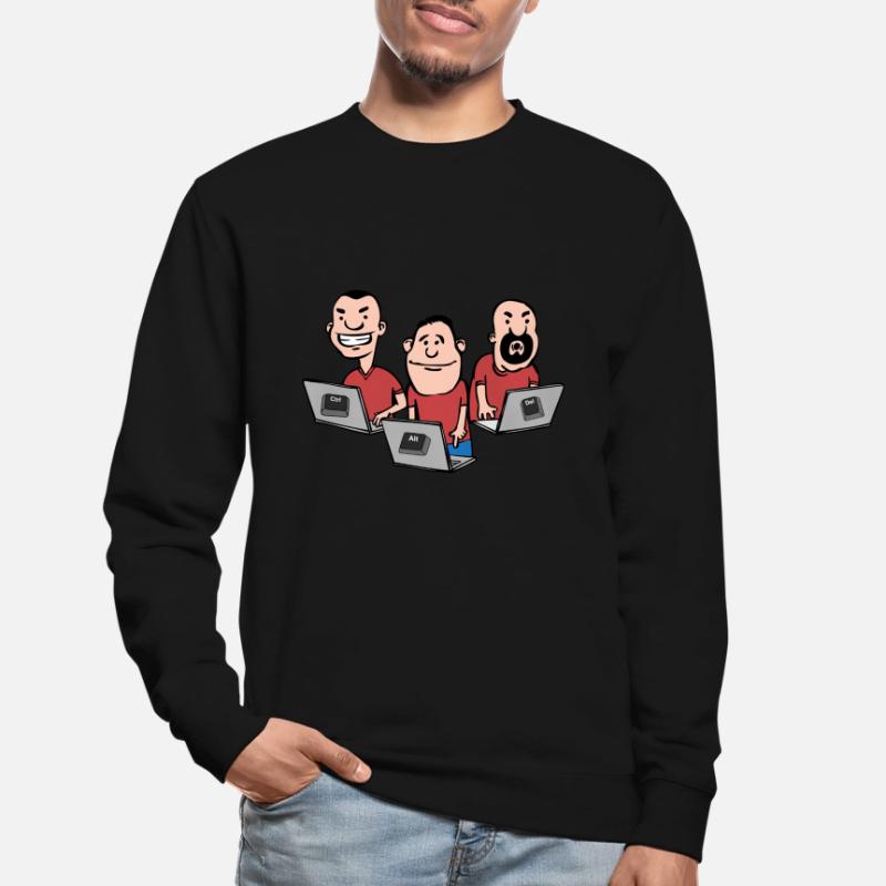 Ctrl Alt Del Hack Computer Scientist Computer Unisex Sweatshirt