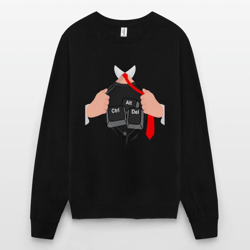 Ctrl Alt Del Hack Computer Scientist Computer Unisex Sweatshirt