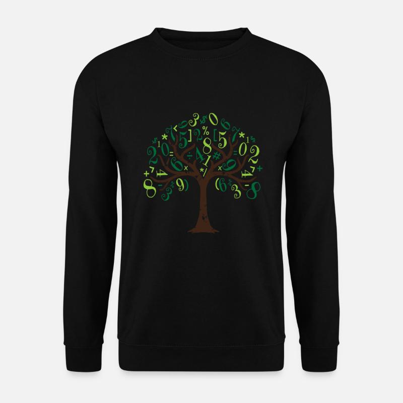 Mathebaum Mathe Baum Mathematik - Unisex Pullover - Schwarz