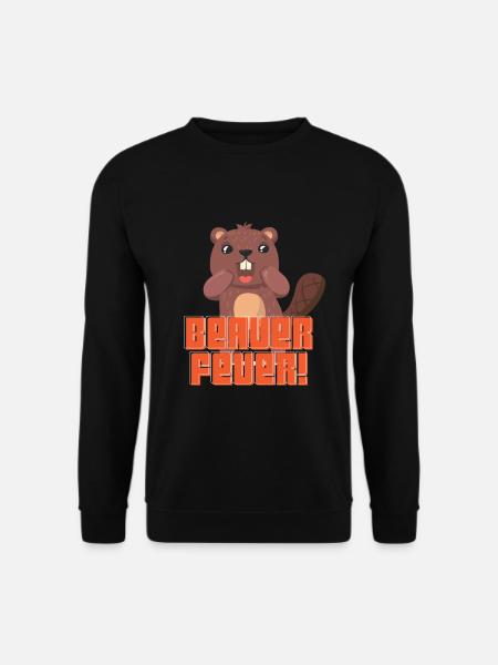 Bæverfeber! Bæverdans - Unisex sweater - sort