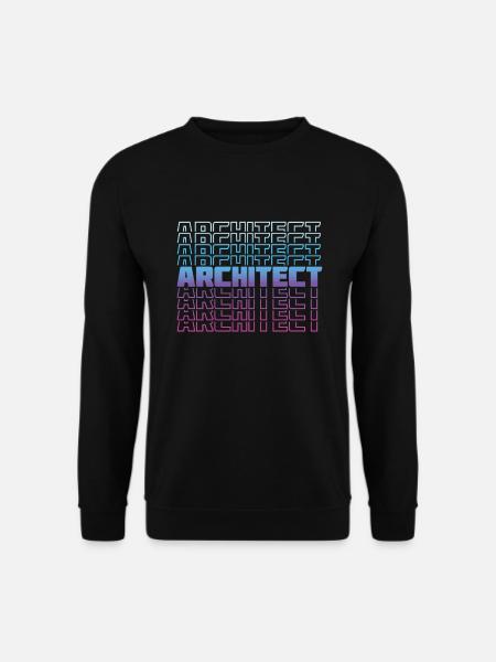 Architect Architekt Architektur Gebäude - Unisex Pullover - Schwarz