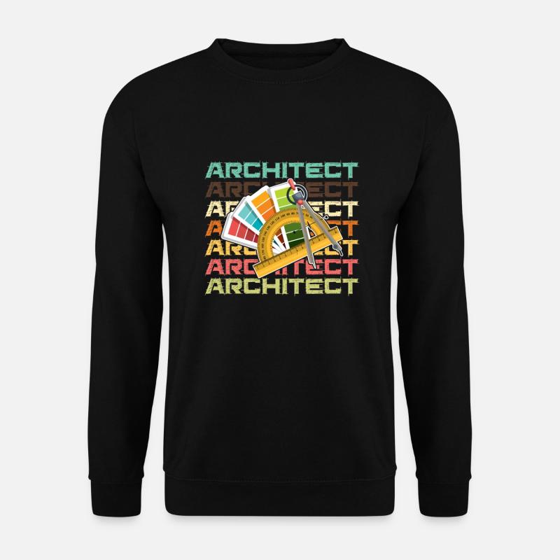 Architect Architect Architecture Building - Unisex Sweatshirt - black