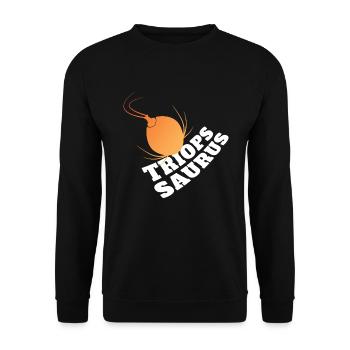 Triops saurus Écrevisses préhistoriques - Sweat-shirt Unisexe - noir - Devant - Alina (178cm) & Michal (187cm)