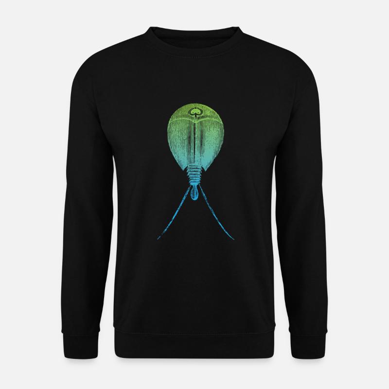 Triops Lebendes Fossil Urzeitkrebs - Unisex Pullover - Schwarz