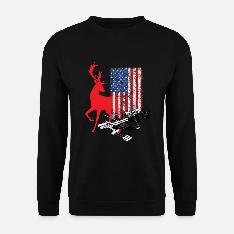 American Crossbow Hunter Armbrust - Unisex Sweatshirt - black