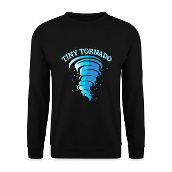 Minuscule ouragan tornade - Sweat-shirt Unisexe - noir - Devant - Alina (178cm) & Michal (187cm)
