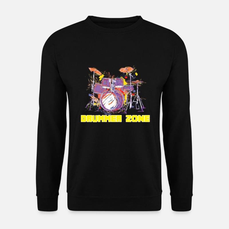 Drummer Zone Drums - Sweat-shirt Unisexe - noir