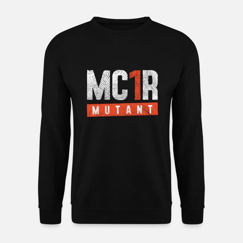 MC1R Mutant Rothaarig Rote Haare - Unisex Pullover - Schwarz