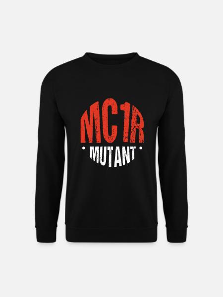 MC1R Mutant Rothaarig Rote Haare - Unisex Pullover - Schwarz