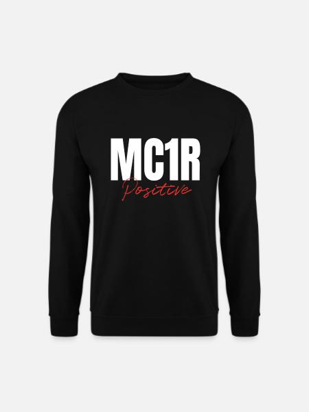 MC1R Positive Rothaarig Rote Haare - Unisex Pullover - Schwarz