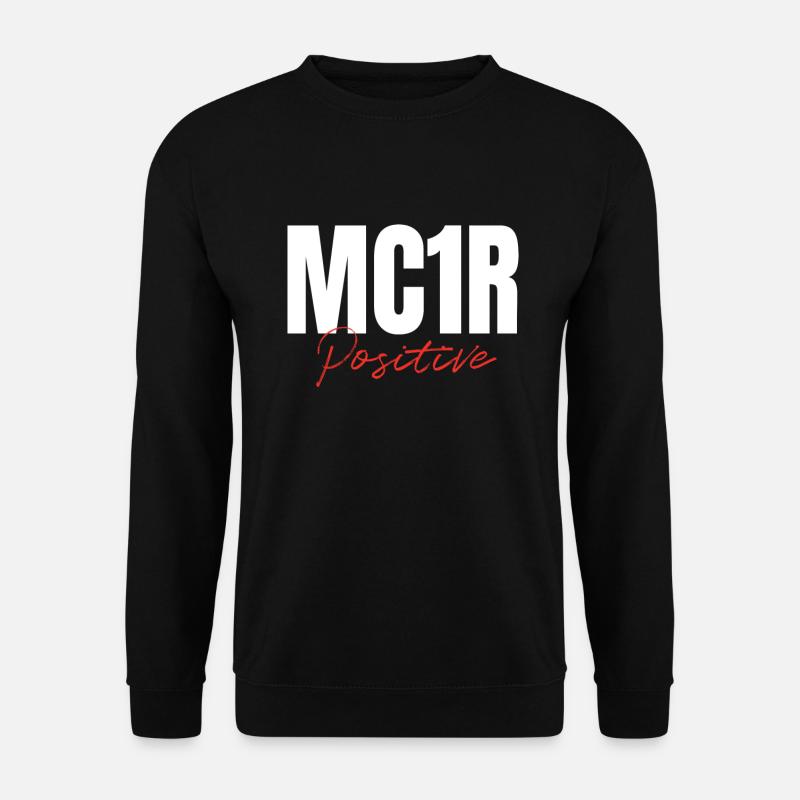 MC1R Positive Rothaarig Rote Haare - Unisex Pullover - Schwarz