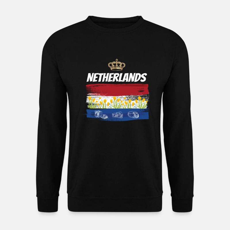 Nehterland's flag Netherlands Holland - Unisex Sweatshirt - black