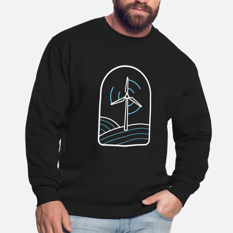 Énergie éolienne Éolienne Énergie éolienne Énergie éolienne Sweat-shirt Unisexe