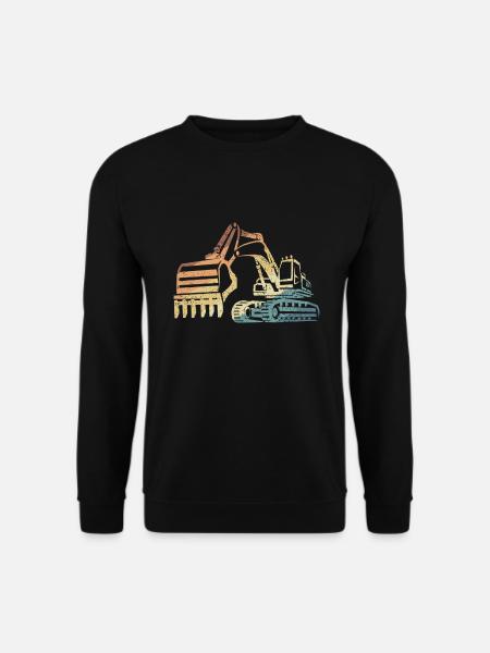 Bagger Retro Kinder Jungen Mädchen - Unisex Pullover - Schwarz