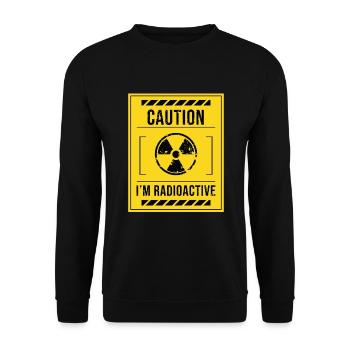 IM Radioactive Strahlentherapie Krebs - Unisex Pullover - Schwarz - Vorne - Alina (178cm) & Michal (187cm)