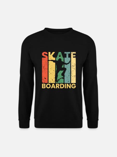 Skater Boarding Skateboard Skater - Unisex Pullover - Schwarz