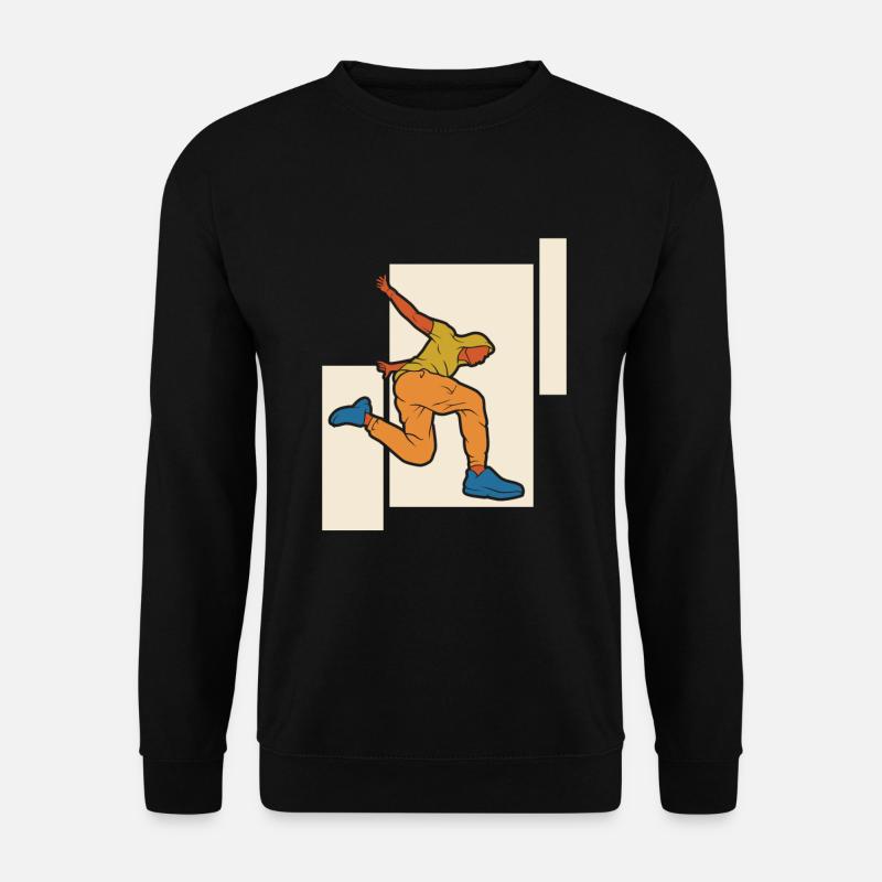 Parkour Graffiti - Unisex Pullover - Schwarz