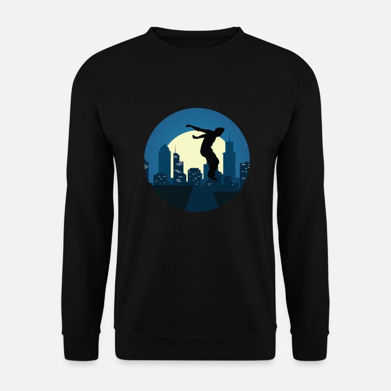 Parkour Stadt - Unisex Pullover - Schwarz