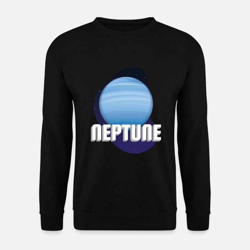 Neptune Planète Univers - Sweat-shirt Unisexe - noir