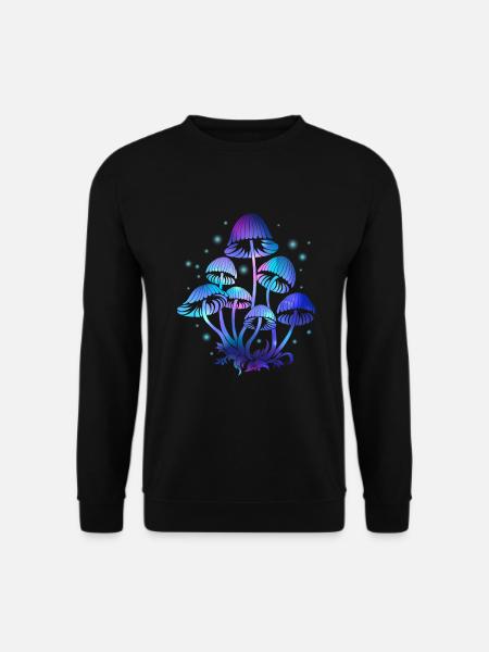 Psychedelic Fungi Festival EDM Musik - Unisex Pullover - Schwarz