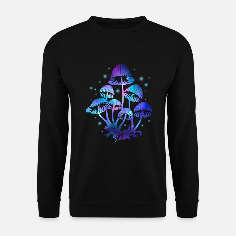 Psychedelic Fungi Festival EDM Musik - Unisex Pullover - Schwarz