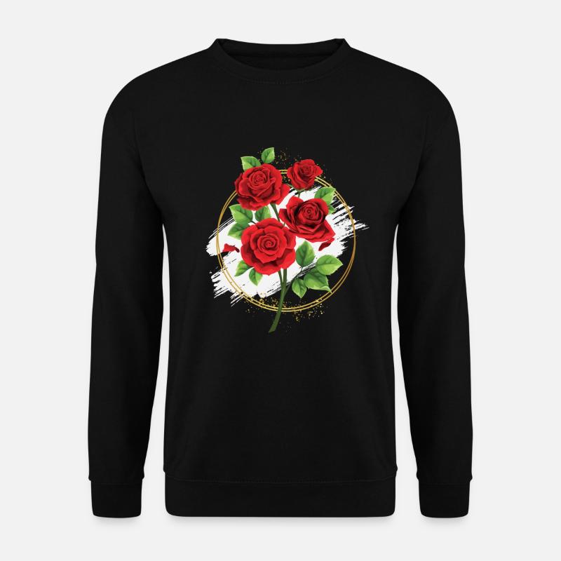 Roses Fleuriste Fleurs Roses - Sweat-shirt Unisexe - noir