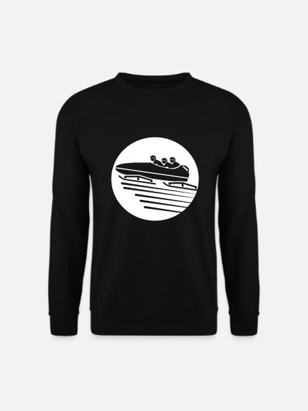 Ice sledding bobsleigh bobsleigh - Unisex Sweatshirt - black