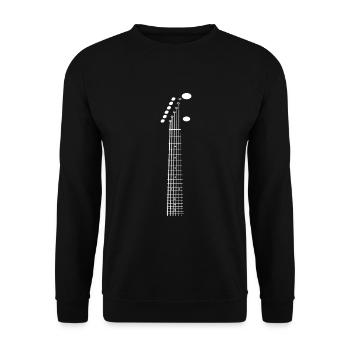 Guitariste Guitariste Guitariste Musique - Sweat-shirt Unisexe - noir - Devant - Alina (178cm) & Michal (187cm)