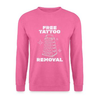 Free Tattoo Removal Tätowierung - Unisex Pullover - Pink - Vorne